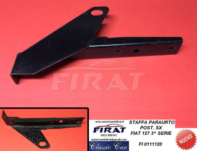 STAFFA PARAURTO FIAT 127 3 SERIE POST.SX (0111120)